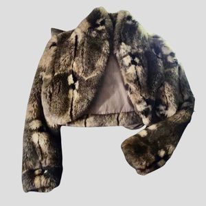 Faux Fur Cropped Jacket
